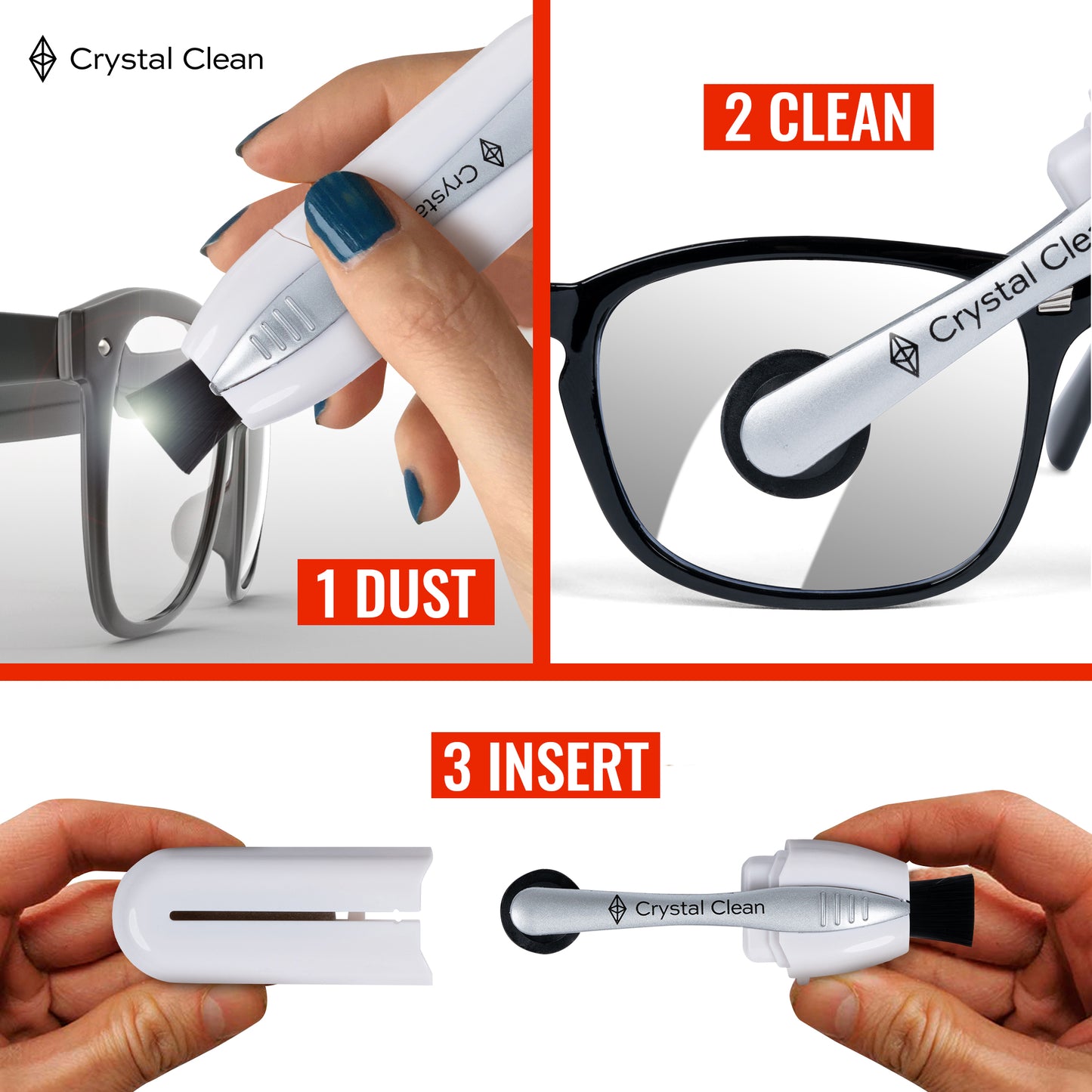Crystal Clean Scratch-Free Glass & Screen Cleaner