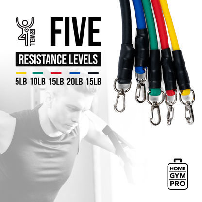 Home Gym Resistance Band Set