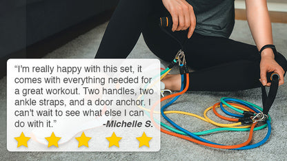 Home Gym Resistance Band Set