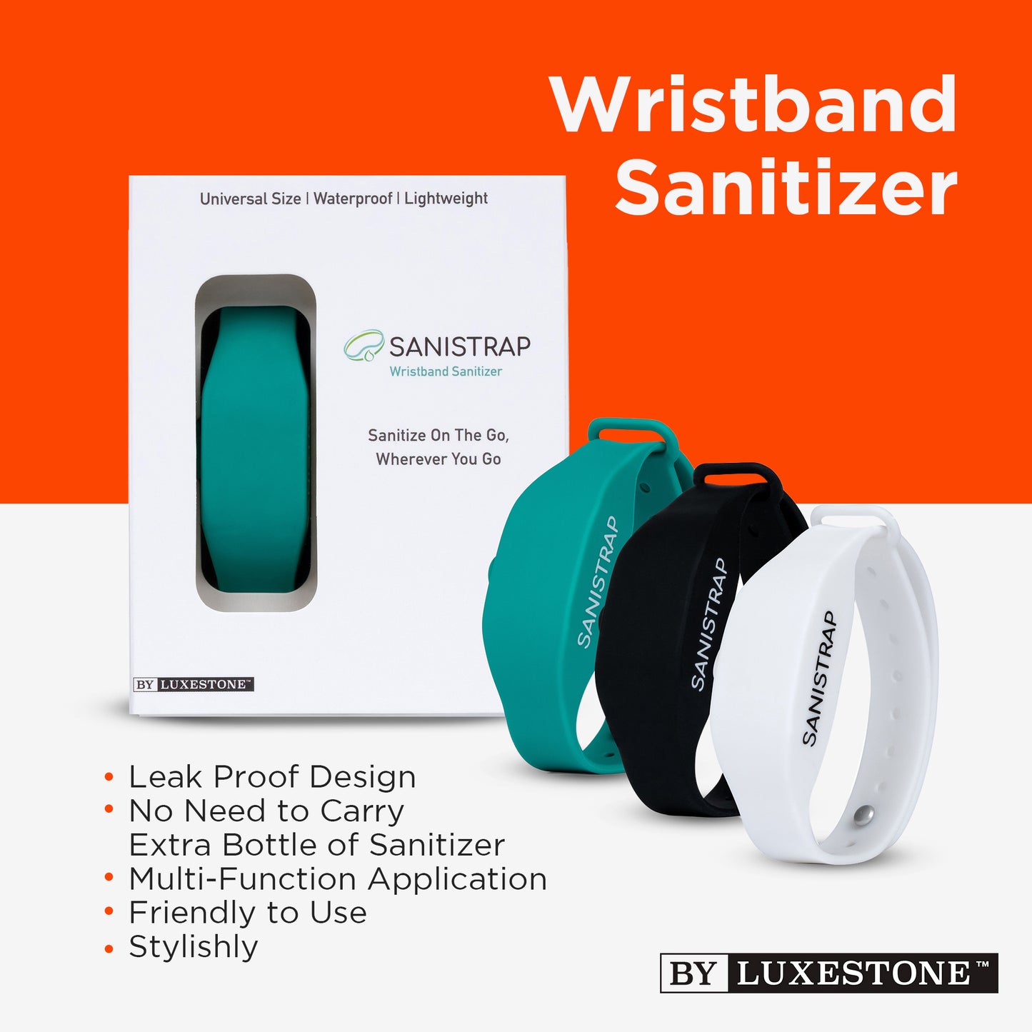 Sanitizing Germ-Destroying Wristband